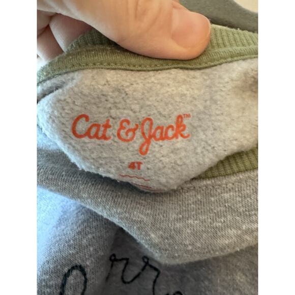 Embroidered Boys Colorblock Sweatshirt "Barrett" 4T - Picture 5 of 6